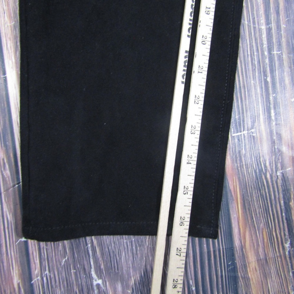 Chico's Pants Womens 2.5 Black Microfiber Straight Leg Stretch Dress Career - Picture 7 of 8